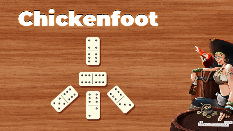 Chicken foot Domino game